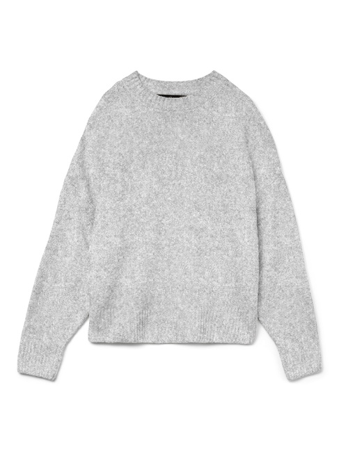 Фото ракурс 3 - Жіночий сірий светр Vero Moda артикул 10320463 LIGHT GREY MELANGE FW2025