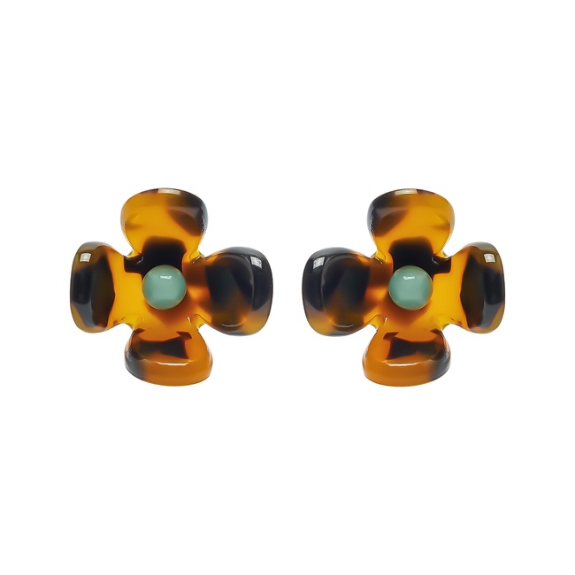 Фото ракурс 1 - Жіночі коричневі сережки Parfois артикул 239893 _HM FW2025