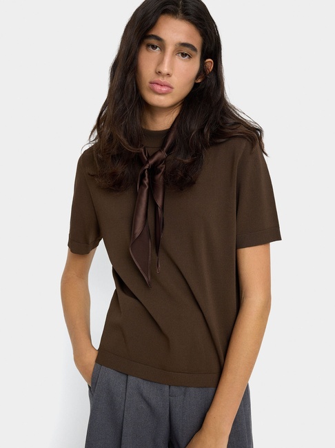 Фото ракурс 1 - Жіночий коричневий светр Parfois артикул 240317 _BN FW2025