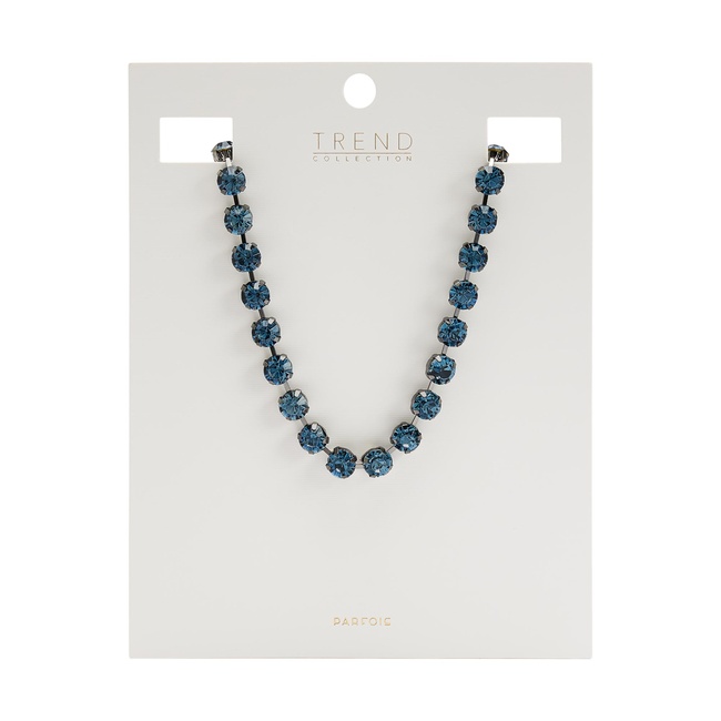 Фото ракурс 3 - Женское синее ожерелье Parfois артикул 242698 _BL FW2025