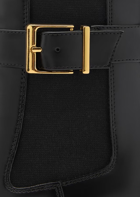 Фото ракурс 5 - Женские черные ботильоны Mango артикул 77097925 99 7 season