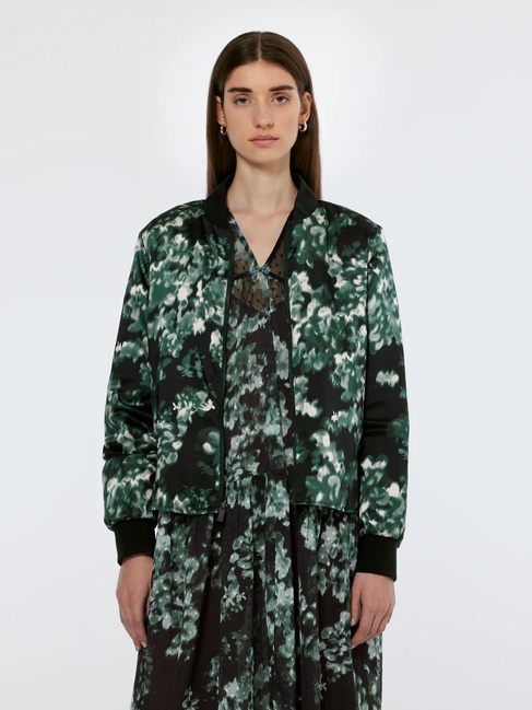 Женская зеленая куртка SCOTCH & SODA артикул 179531 U350 SS2025 Фото ракурс 1 - Женская зеленая куртка SCOTCH & SODA артикул 179531 U350 SS2025