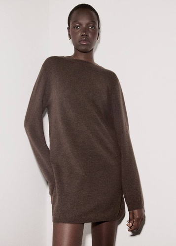 Фото ракурс 1 - Женское коричневое платье Mango артикул 17047804 32 1 season