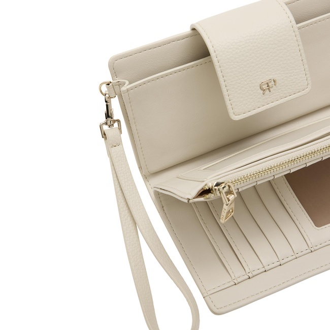 Фото ракурс 5 - Женский молочный кошелёк Parfois артикул 231950 _EC FW2025