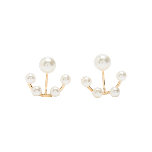 Фото ракурс 1 - Жіночі білі сережки Parfois артикул 239536 _PE FW2025