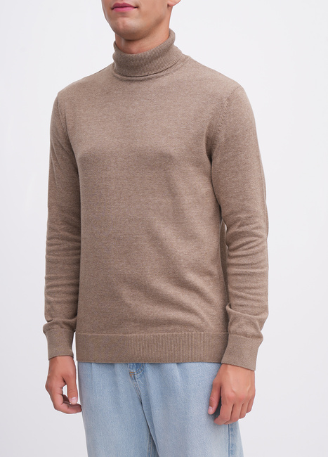 Чоловічий бежевий светр EQUILIBRI артикул M342 003 000 Beige FW2025 Фото ракурс 3 - Чоловічий бежевий светр EQUILIBRI артикул M342 003 000 Beige FW2025