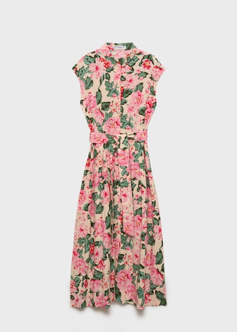 Фото ракурс 3 - Жіноча молочна сукня Mango артикул 87029066 05 8 season