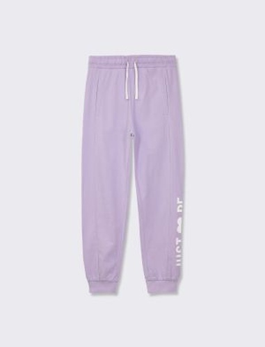 Фото ракурс 1 - Фиолетовые штаны Piazza Italia для девочек артикул 17797 LILAC FW2024