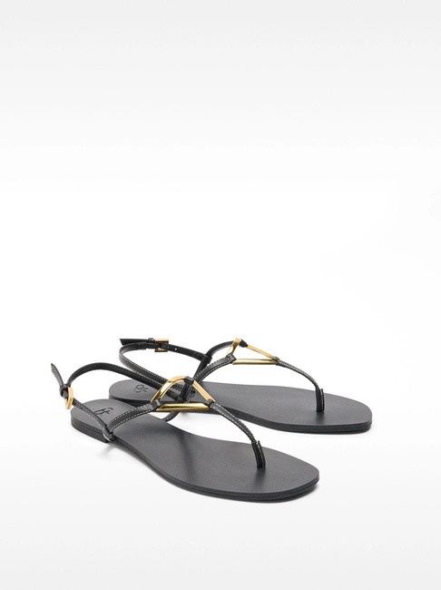 Женские черные босоножки Parfois артикул 231819 _BK SS2025 Фото ракурс 1 - Женские черные босоножки Parfois артикул 231819 _BK SS2025