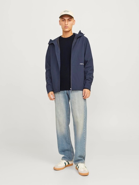 Фото ракурс 4 - Чоловічий синій джемпер Jack & Jones  артикул 12257771 Sky Captain FW2024