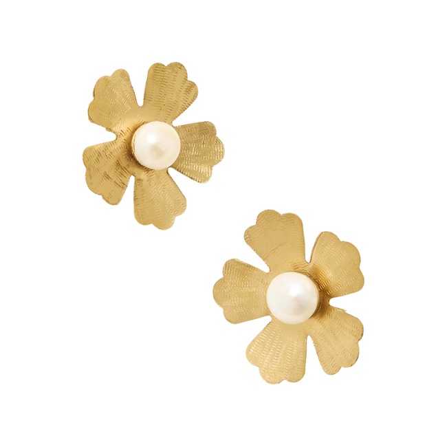 Фото ракурс 2 - Женские золотые серьги Parfois артикул 242734 _GD SS2026