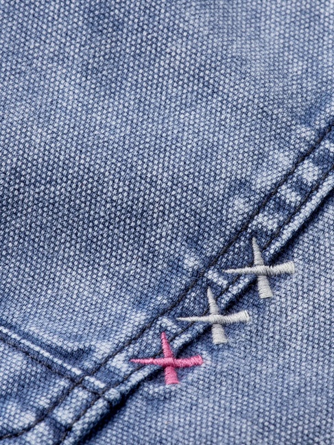 Фото ракурс 7 - Мужские синие джинсы SCOTCH & SODA артикул 180869 401 FW2025