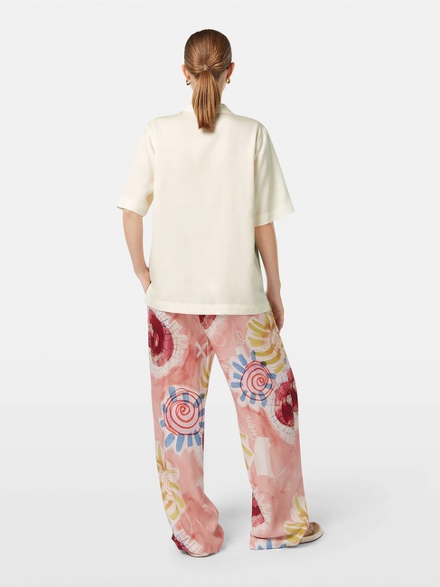 Фото ракурс 2 - Женская молочная рубашка SCOTCH & SODA артикул U9A00705T U133 SS2025