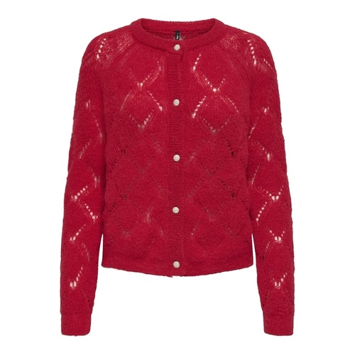 Фото ракурс 1 - Женский красный свитер Only артикул 15350648 Salsa FW2025