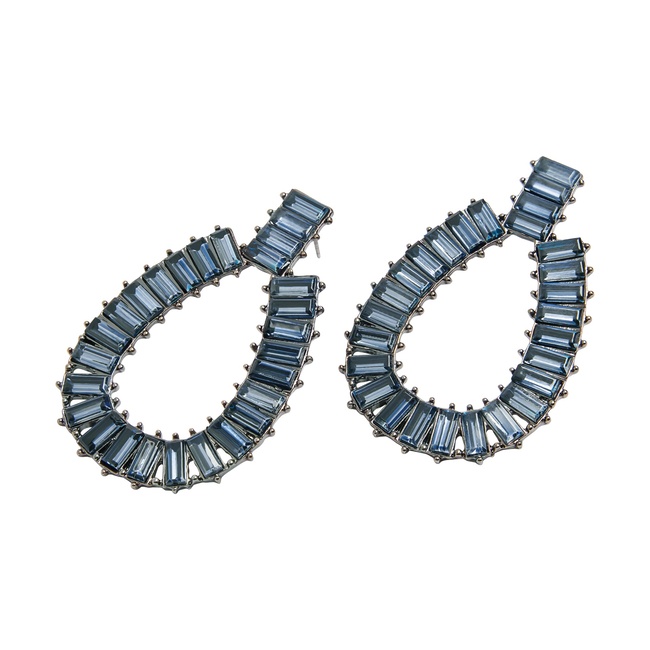 Фото ракурс 2 - Женские синие серьги Parfois артикул 242677 _BL FW2025