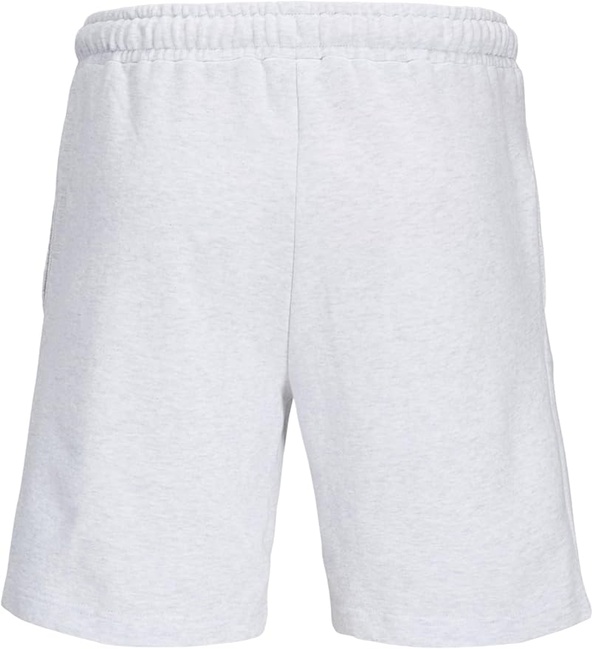 Фото ракурс 2 - Чоловічі сірі шорти Jack & Jones артикул 12280084 WHITE MELANGE SS2025