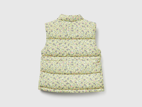 Фото ракурс 2 - Зелений жилет Benetton для дівчаток артикул 2V3YGJ00O.P 62T 25A