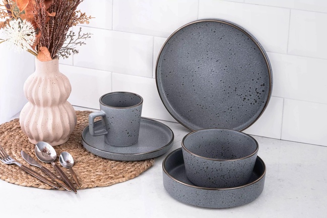 Фото ракурс 2 - Серая чашка Ardesto артикул AR0231FG No color FW2025