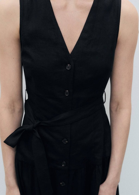 Фото ракурс 5 - Жіноча чорна сукня Mango артикул 87009078 99 8 season