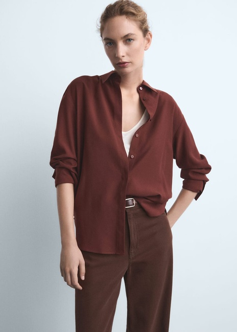 Фото ракурс 4 - Жіночі коричневі джинси Mango артикул 17046350 32 1 season