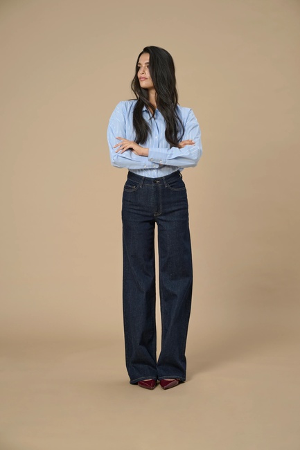 Фото ракурс 1 - Жіночі сині джинси Only артикул 15354213 DARK BLUE DENIM FW2025