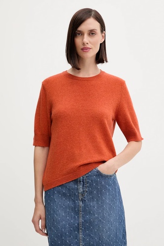 Фото ракурс 1 - Жіночий помаранчевий светр Benetton артикул 1002D10D2 522 25A