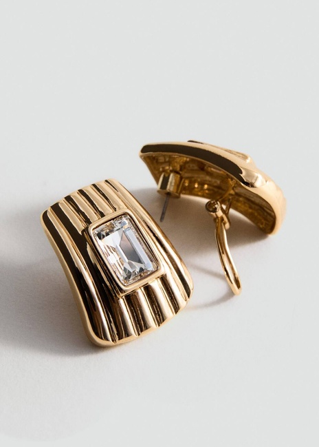 Жіночі золоті сережки Mango артикул 27021227 OR 2 season Фото ракурс 1 - Жіночі золоті сережки Mango артикул 27021227 OR 2 season