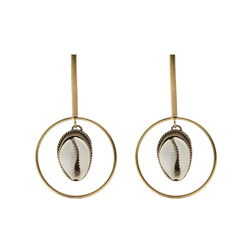 Фото ракурс 1 - Женские золотые серьги Parfois артикул 237768 _WT FW2025