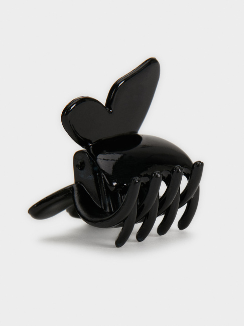 Жіноча чорна заколка Parfois артикул 165522 _BK FW2025 Фото ракурс 2 - Жіноча чорна заколка Parfois артикул 165522 _BK FW2025