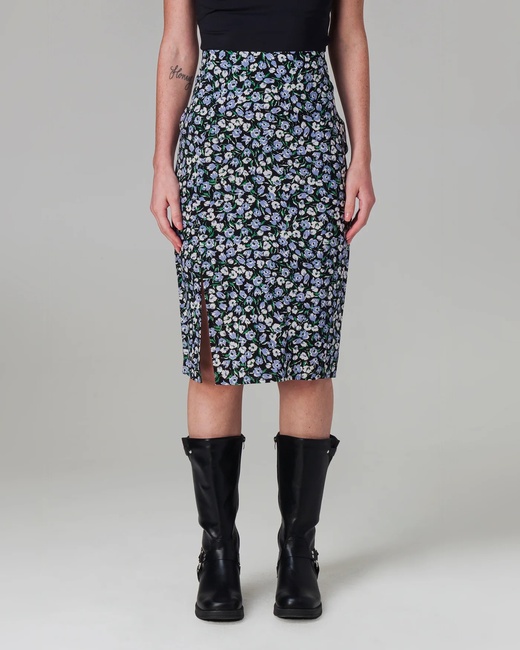 Жіноча синя спiдниця Piazza Italia артикул 32758 VAR 1 SS2025 Фото ракурс 1 - Жіноча синя спiдниця Piazza Italia артикул 32758 VAR 1 SS2025