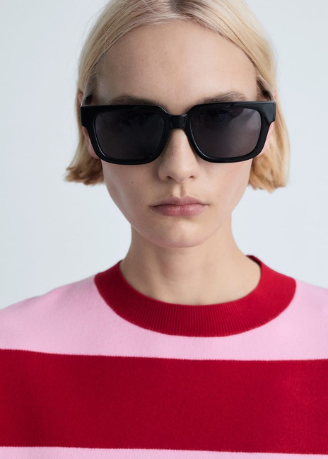 Фото ракурс 4 - Женский красно-розовый джемпер Mango артикул 87024079 70 8 season