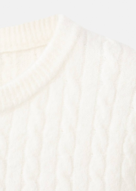Фото ракурс 6 - Жіночий молочний джемпер Mango артикул 17047781 05 1 season