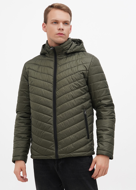 Фото ракурс 1 - Чоловіча хакі куртка EQUILIBRI артикул M NV Jacket Luc Khaki FW2024