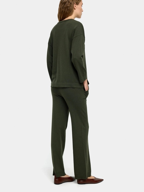 Фото ракурс 2 - Жіночий зелений светр Parfois артикул 239792 _KK FW2025