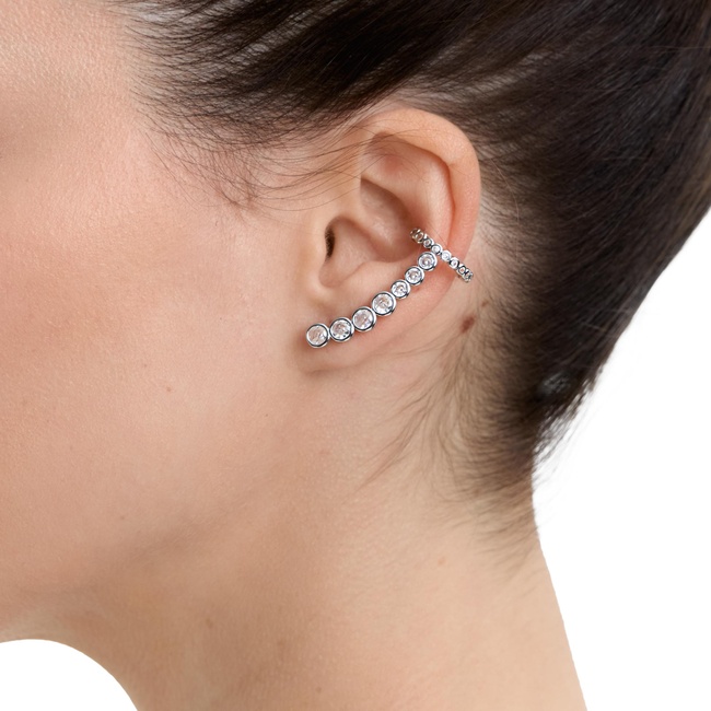 Женские серебряные серьги Parfois артикул 234186 _SV FW2025 Фото ракурс 4 - Женские серебряные серьги Parfois артикул 234186 _SV FW2025