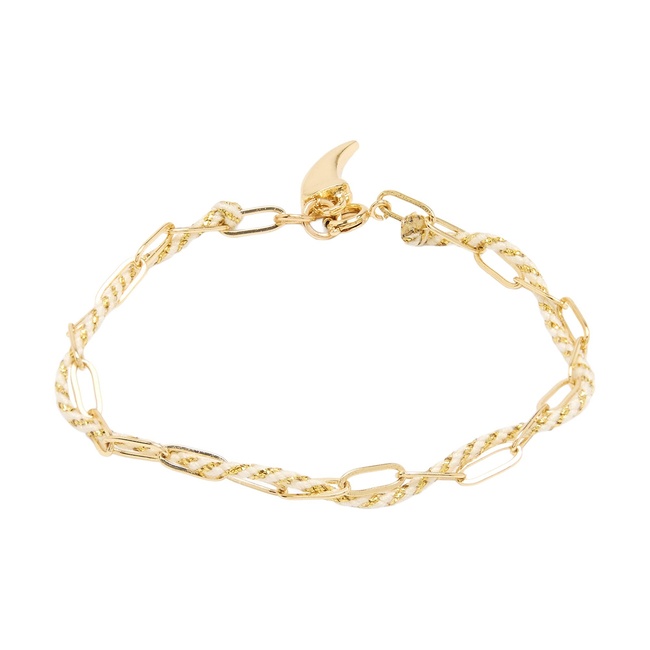 Жіночий золотий браслет Parfois артикул 235067 _HM FW2025 Фото ракурс 1 - Жіночий золотий браслет Parfois артикул 235067 _HM FW2025