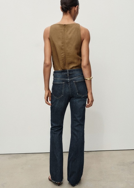 Фото ракурс 2 - Женские синие джинсы Mango артикул 17015821 TO 1 season