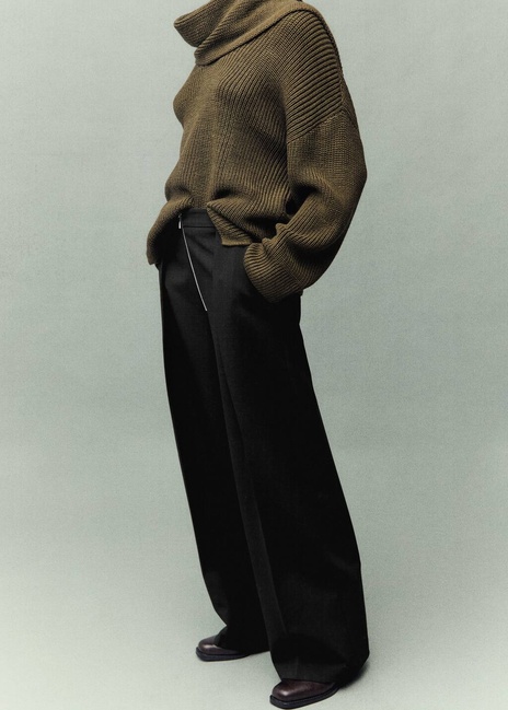 Жіночі чорні брюки Mango артикул 17066002 99 1 season Фото ракурс 1 - Жіночі чорні брюки Mango артикул 17066002 99 1 season