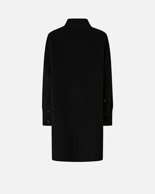 Фото ракурс 6 - Женское черное пальто Pinko артикул 105404-A1ZQ Z99 FW2025