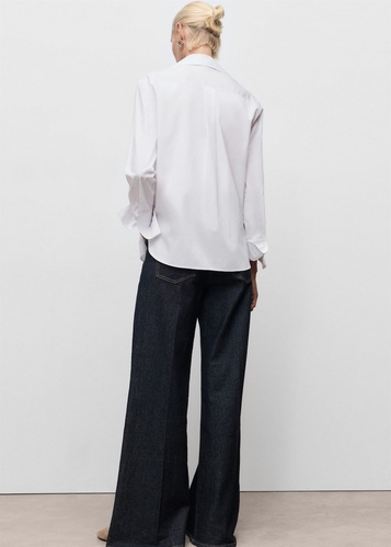 Фото ракурс 2 - Жіноча молочна сорочка Mango артикул 17024080 02 1 season