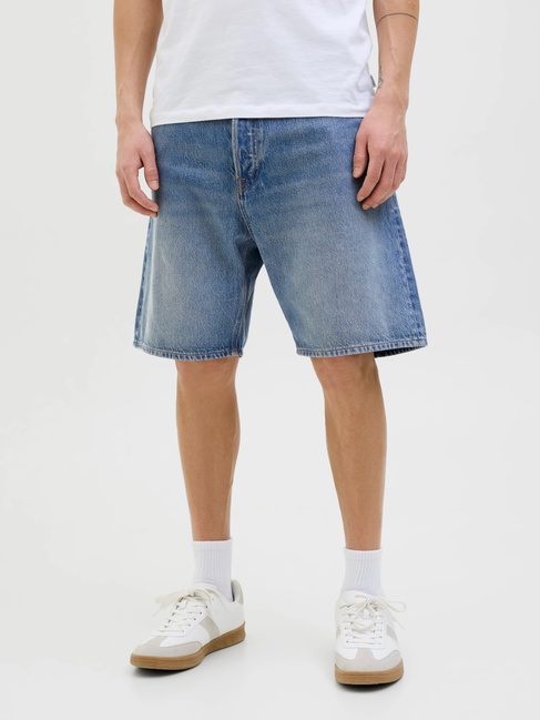 Фото ракурс 1 - Чоловічі сині шорти Jack & Jones артикул 12269533 Blue denim SS2025