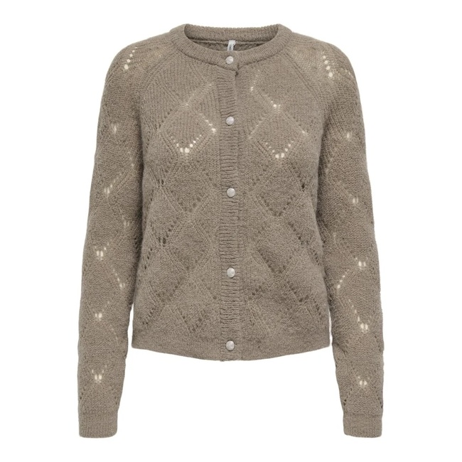 Фото ракурс 1 - Женский бежевый свитер Only артикул 15350648 FUNGI FW2025