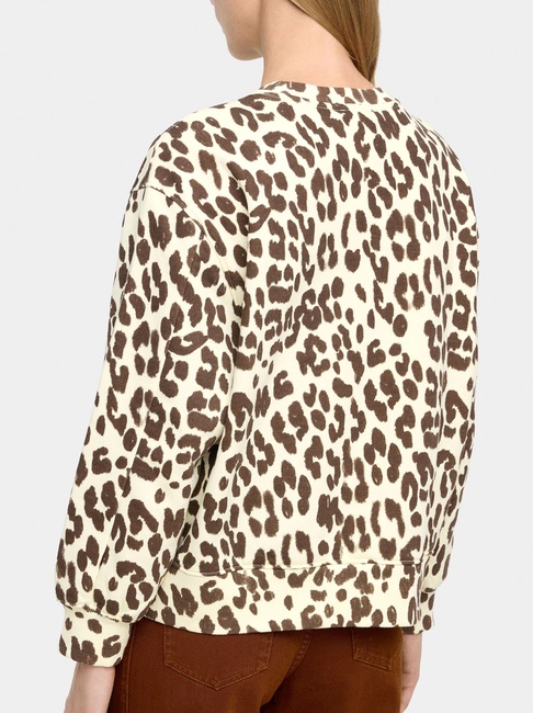 Фото ракурс 2 - Женский коричневый свитшот Parfois артикул 239498 _BN FW2025