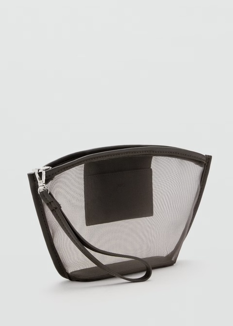 Женская коричневая косметичка Mango артикул 17091173 32 1 season Фото ракурс 1 - Женская коричневая косметичка Mango артикул 17091173 32 1 season