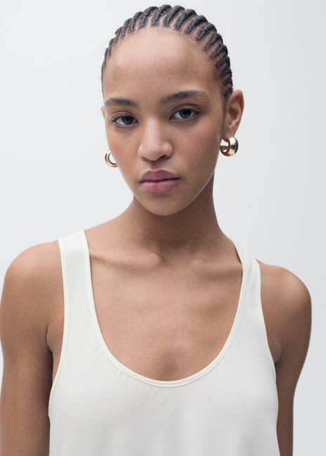 Фото ракурс 5 - Жіночий молочний топ Mango артикул 87095739 05 8 season