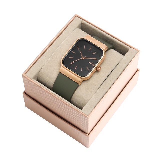 Жіночий зелений годинник Parfois артикул 233948 _KK FW2025 Фото ракурс 5 - Жіночий зелений годинник Parfois артикул 233948 _KK FW2025