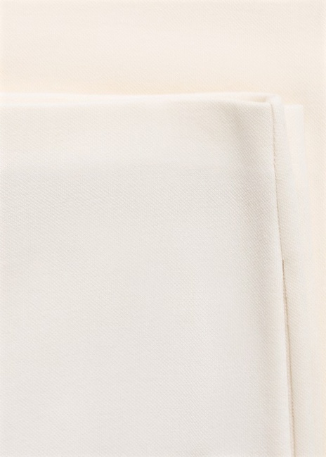 Женские молочные брюки Mango артикул 17084095 05 1 season Фото ракурс 5 - Женские молочные брюки Mango артикул 17084095 05 1 season